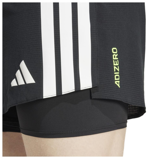 Adidas Ανδρικό σορτς Adizero Running 2-in-1 Gel Pocket Shorts Adidas Ανδρικό σορτς Adizero Running 2-in-1 Gel Pocket Shorts
